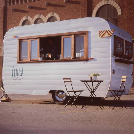The Wild Way Coffee Camper picture by Caleb Knueven on film