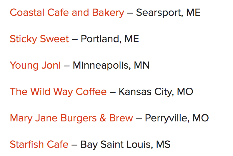 The Wild Way Coffee listed among top-rated women-owned restaurants in the U.S.